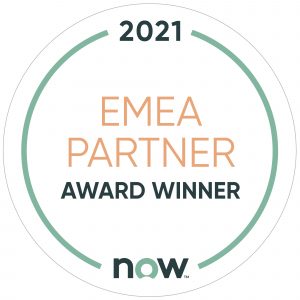 ServiceNow EMEA Emerging Growth Markets Partner of the year!